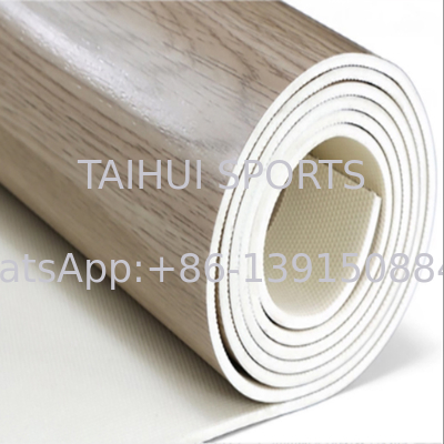 Nowoczesne ekologiczne 3,5 mm-8 mm trwałe podłogi sportowe Drewniane ziarna do koszykówki / siatkówki / tenisa stołowego / badmintonu / boiska pickleball