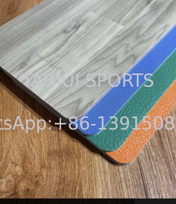 Nawierzchnia sportowa o grubości 3,5 mm-9,0 mm do kortów tenisowych/koszykówki/badmintona/siatkówki