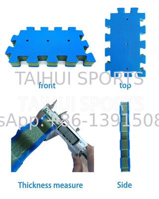 Miękkie podkładki bezpieczeństwa z 10-100 mm grubości i HIC & CFH zapewniające podkładki uderzeniowe do placu zabaw