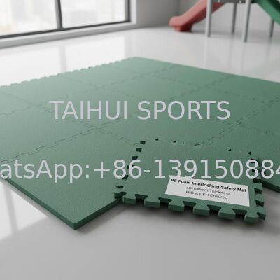 Matka bezpieczeństwa z PE Foam Interlocking o grubości 10-100 mm i HIC & CFH zapewniona do podkładek uderzeniowych na placu zabaw