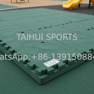 Matka bezpieczeństwa z PE Foam Interlocking o grubości 10-100 mm i HIC & CFH zapewniona do podkładek uderzeniowych na placu zabaw