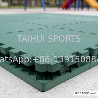 Matka bezpieczeństwa z PE Foam Interlocking o grubości 10-100 mm i HIC & CFH zapewniona do podkładek uderzeniowych na placu zabaw