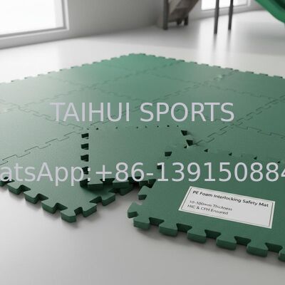 Matka bezpieczeństwa z PE Foam Interlocking o grubości 10-100 mm i HIC & CFH zapewniona do podkładek uderzeniowych na placu zabaw