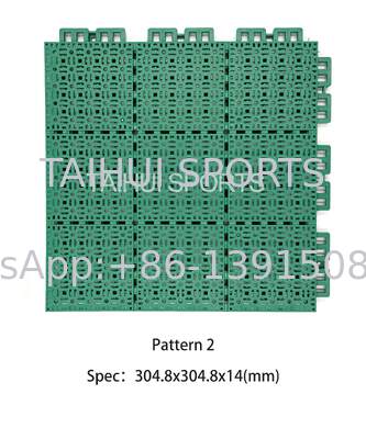 Ekologiczna ognioodporna wykładzina sportowa z polipropylenu o wysokiej odporności na ściskanie do boisk do koszykówki i tenisa