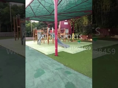 Wzajemne połączenie sztucznej trawy drenażową podłoża przeciwpoślizgowego miękkiego upadku do piłki nożnej / piłki nożnej