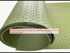 8-15mm Polyethylene Shock Pad Underlay Sztuczna trawnika Piłkarskie boiska FIFA