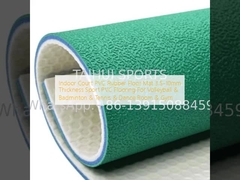 Podłogi z gumowego PVC dla dziedzińców 3,5-10 mm grubości Sport PVC podłogi do siatkówki i badmintonu i tenisa i sali tanecznej i siłowni