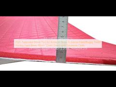 2025 Zaprojektowana podkładka uderzeniowa do sztucznej trawy na boisku piłkarskim/rugby/hockey 8mm 10mm 12mm 15mm z tkaniną geotexylną