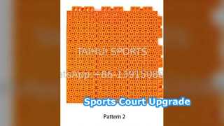 Trwałe podłogi sportowe Łatwy montaż drenażu